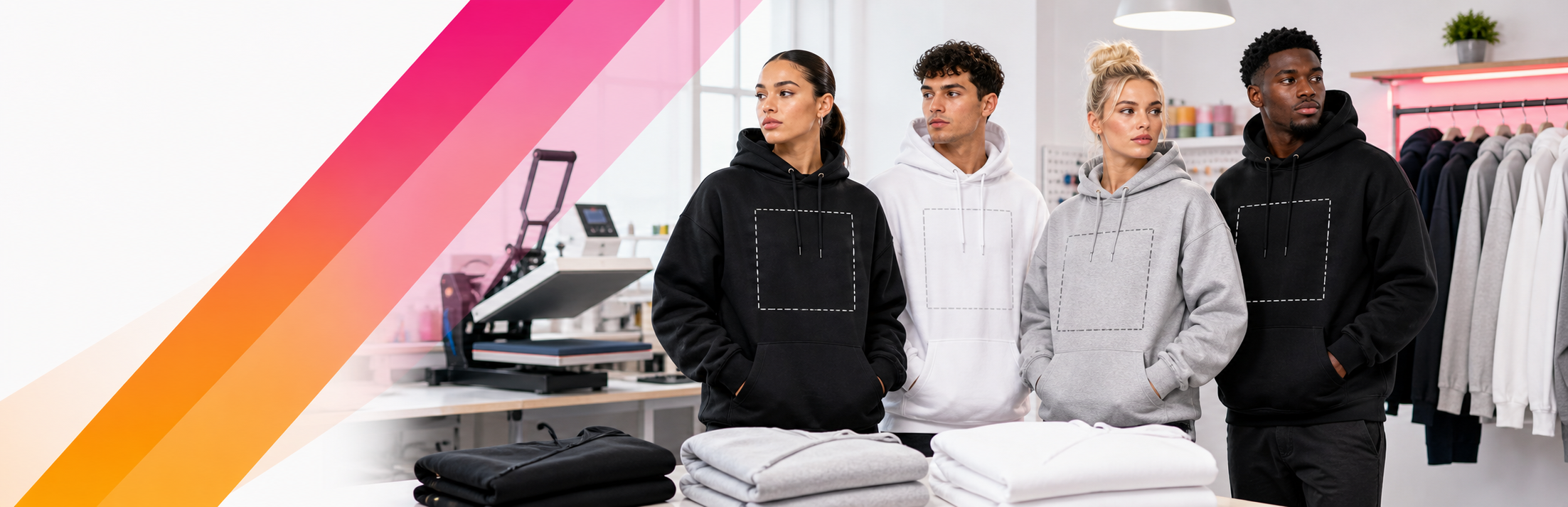 Printla Printla Banner Hoodies