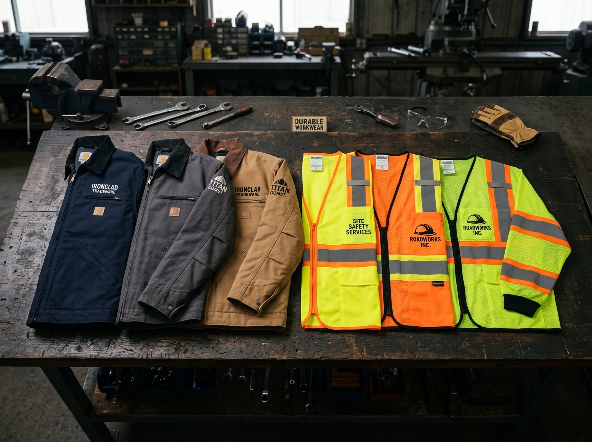 Custom printed workwear range
